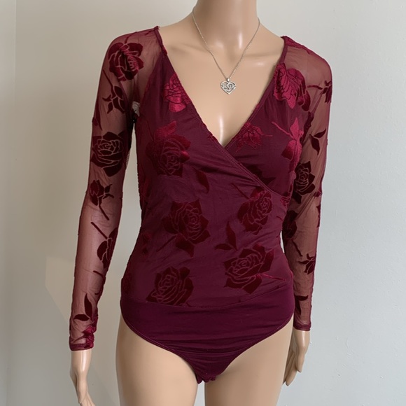 Leith floral bodysuit size :XS - Picture 4 of 8